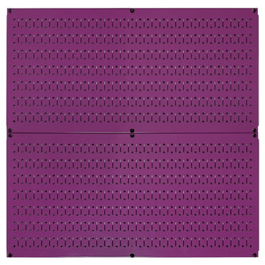 Wall Control 30-HP-1632 B 16 x 32 Horizontal Black Metal Pegboard Tool Board Panel 